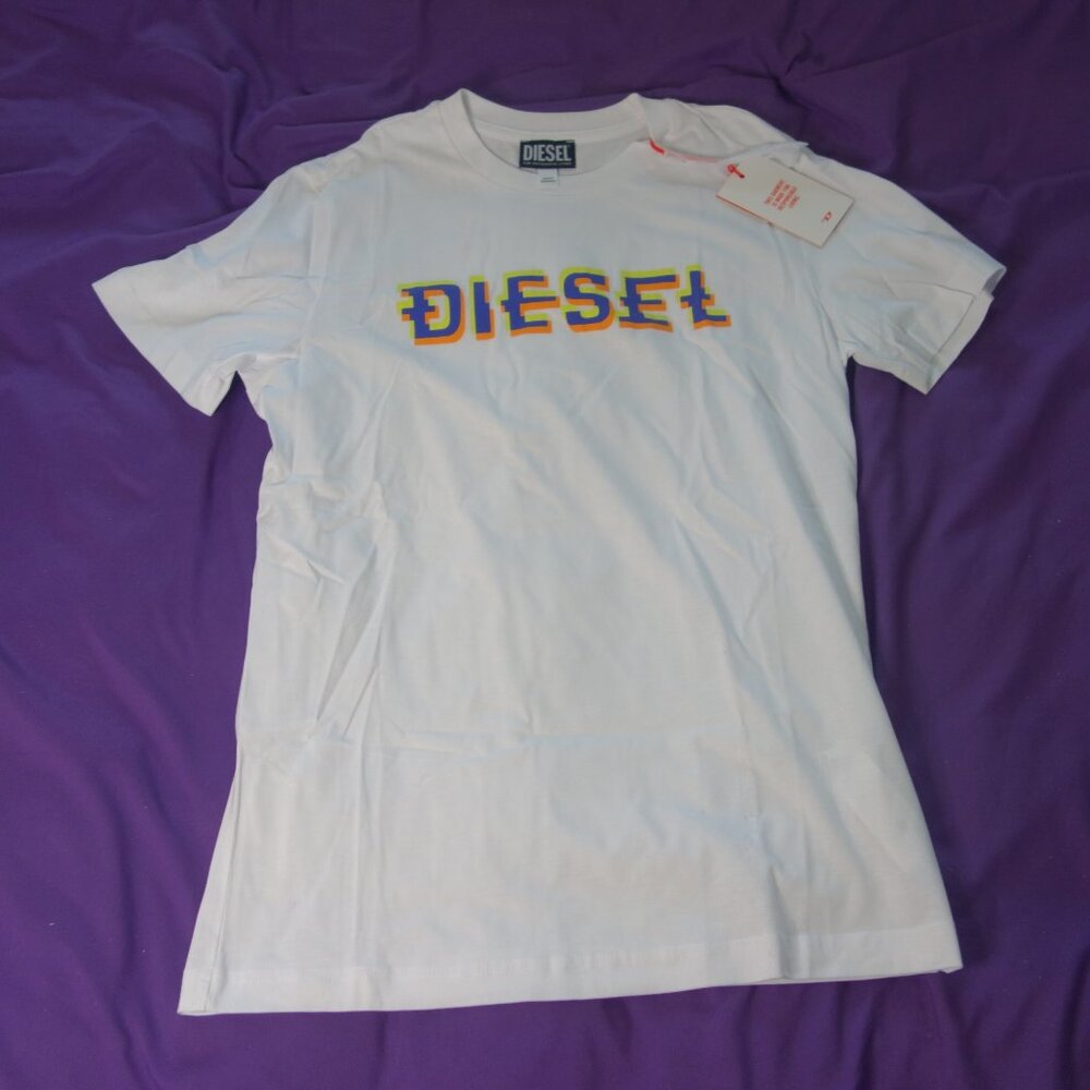 Diesel T-DIEGOR-K52 A06508 OGRAI 8 052105 030736 Size Small T-Shirt*New w/ Tags*